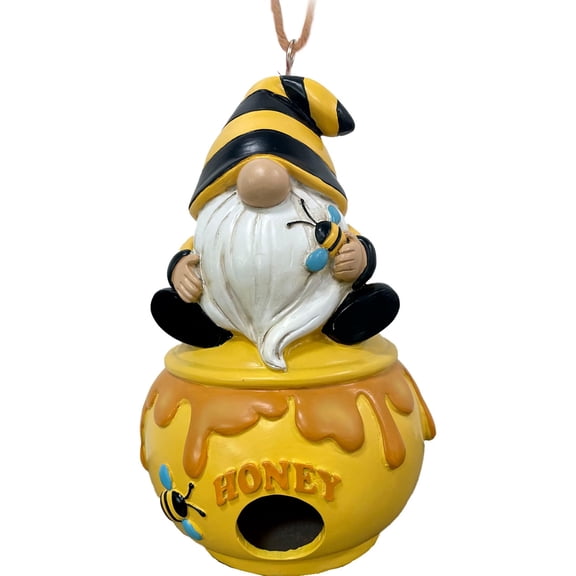 Spoontiques 10280 Bee Honey Gnome Birdhouse