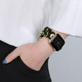 thumbnail image 2 of BRADCET 1/4Pack Women Scruncie Strap Compatible with Apple Watch Bands 40mm 41mm 42mm 38mm 44mm 45mm 49mm, Elastic Cute Printed Nylon Solo Loop Wristbands for iWatch Series Ultra 9 8 7 SE 6 5 4 3 2 1, 2 of 10