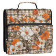 thumbnail image 5 of FORMRS Zipper Binder with Shoulder Strap 1.5-inch Ring 500 Sheet Capacity File Bag, Rustic Floral, 5 of 5