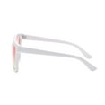 thumbnail image 2 of Women's Oversized Square Sunglasses - White Frame / Gradiant Pink Yellow Lens, 2 of 7