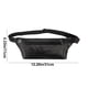 thumbnail image 3 of Riñonera de viaje Poliuretano Marrón Café | Bolso Cartera Bandolera para Teléfono Móvil, Llaves, ID | Correa ajustable | Ligero, duradero para hombres y mujeres | 12.2x4.33x0.79in | Correr,, 3 of 6