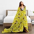 thumbnail image 5 of Cute Rubber Duck Ultra Soft Cozy Flannel Blanket - Lightweight Warm Blankets - Pet Throw Blanket - for Adults Outdoor Travel, Indoor Bed Couch Sofa Room Decor All Seasons 60'''' x 80'''', 5 of 6