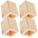 thumbnail image 3 of 4 elevadores cuadrados de madera para muebles, elevadores de cama, elevadores de patas de escritorio, elevadores de sillas, almohadillas elevadoras de mesa, protectores de pies para muebles., 3 of 7