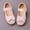 Pink, variant on FSYBOA Girls Dress Shoes Size 2(Big Kids), Soft Soled Gifts Casual Hook and Loop Strap Kids Princess Shoes Pink