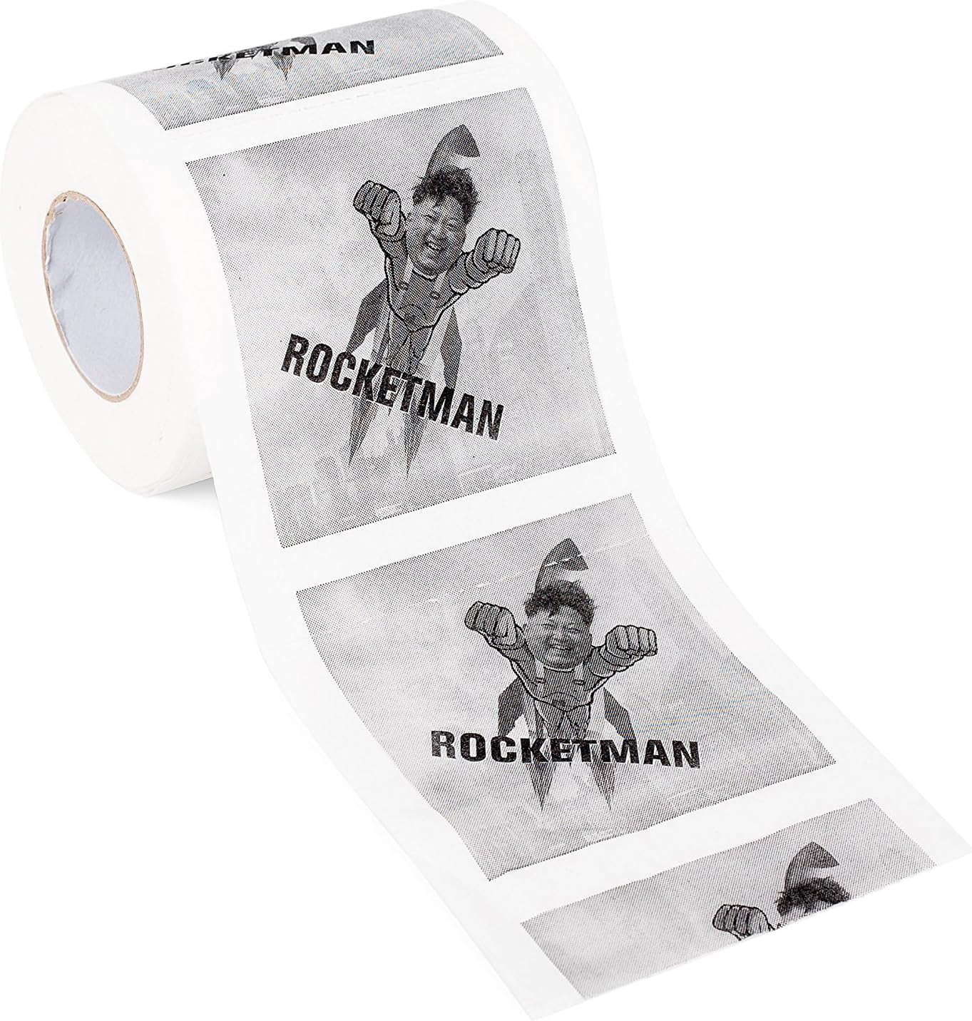 SummitLink 1 Roll of Rocketman Creative Toilet Paper Tissue Napkin Prank Fun Birthday Party Novelty Gift Idea