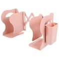 thumbnail image 3 of Raindrops Foldable Bookend Adjustable Silicone Bookend for Shelves Non-skid Book Holder Heavy Duty Book End, 3 of 8