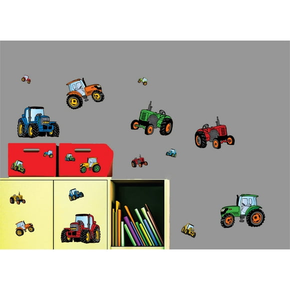 Autocollants Muraux pour Tracteurs Décoration Murale