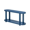 thumbnail image 6 of Modern Minimalist Ash Veneer Entryway Table with Craftsmanship Design Navy Blue, Ideal for Study Rooms, Entryways and Foyers, 6 of 12