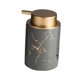 thumbnail image 4 of Dispensador de jabón de cerámica, dispensador de jabón líquido de manos, decorativo, recargable, 350 ml Gris mármol, 4 of 9