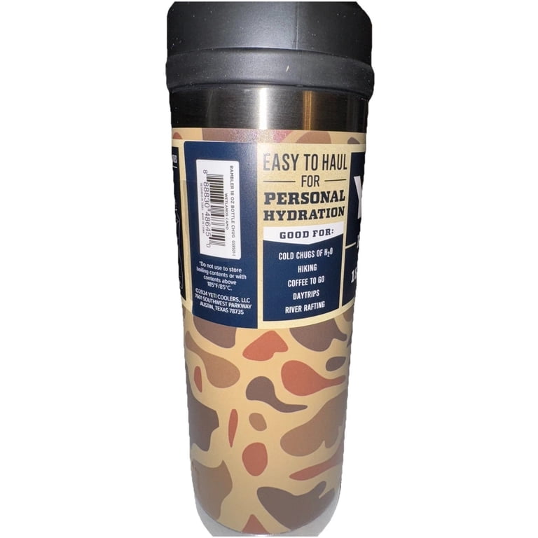 YETI Rambler Wetlands Camo 18 oz Bottle w/ Chug Cap New - Walmart.com