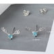 thumbnail image 2 of Pendientes de botón para mujer, pendientes de botón, pendientes de botón para mujer, pendientes de mujer, pendientes de Navidad, pendientes de tendencias de moda, pendientes de mujer, 2 of 4