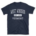 thumbnail image 1 of West Windsor Vermont Classic Established Men's Cotton T-Shirt, 1 of 1