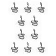 thumbnail image 2 of Qarigey Anillos del zodiaco chino, anillo de amistad gótico a la moda, suministro de joyería de aleación Popular, adornos de verano, plata Plata antigua 10piezas, 2 of 6