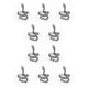 thumbnail image 3 of Jumpingount Anillos del zodiaco chino, anillo de amistad gótico a la moda, suministro de joyería de aleación Popular, adornos de verano, plata Plata antigua 10piezas, 3 of 6
