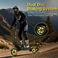 thumbnail image 4 of 5000W Dual Motor Electric Scooter for Adults, 45 MPH Max Speed, 45 Mile Long Range, 45°Max Slope, 52V/25.6AH Large Capacity Battery, Dual Disc Brakes, Foldable Design & UL Safety Certified G2Master, 4 of 8