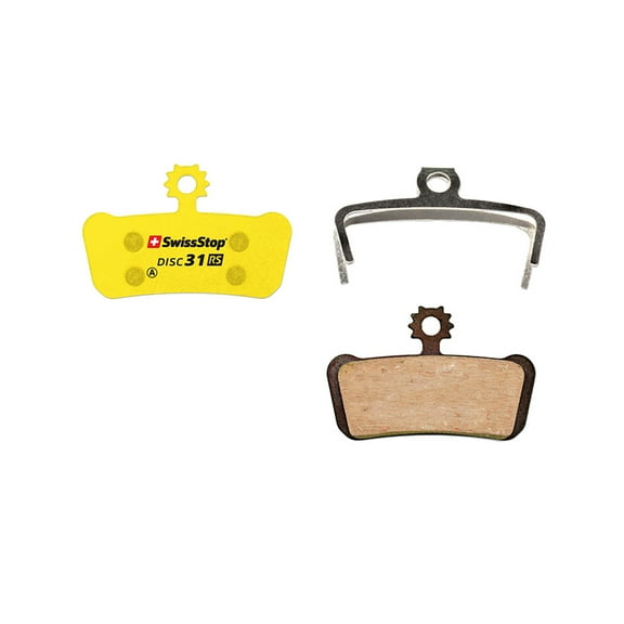 SwissStop, Disc 31 RS, Disc Brake Pads, Shape: SRAM Guide/Avid Trail, Organic, Pair