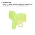 thumbnail image 4 of Uxcell Plastic Fishing Hook Bonnets Treble Hook Covers Fit for 4,5, Fluorescent Yellow 100 Pack, 4 of 6