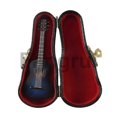thumbnail image 3 of For Wooden Miniature Guitar With Stand And Case Mini Musical Inst Ent Miniature Doll House Model, 3 of 5