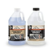 Stone Coat Countertops (1 Gallon) Epoxy Resin Kit for DIY Projects, Kitchens, Bathrooms, Counters, Tables, Wood Slabs, and More! Heat Resistant and Clear Epoxy Resin!