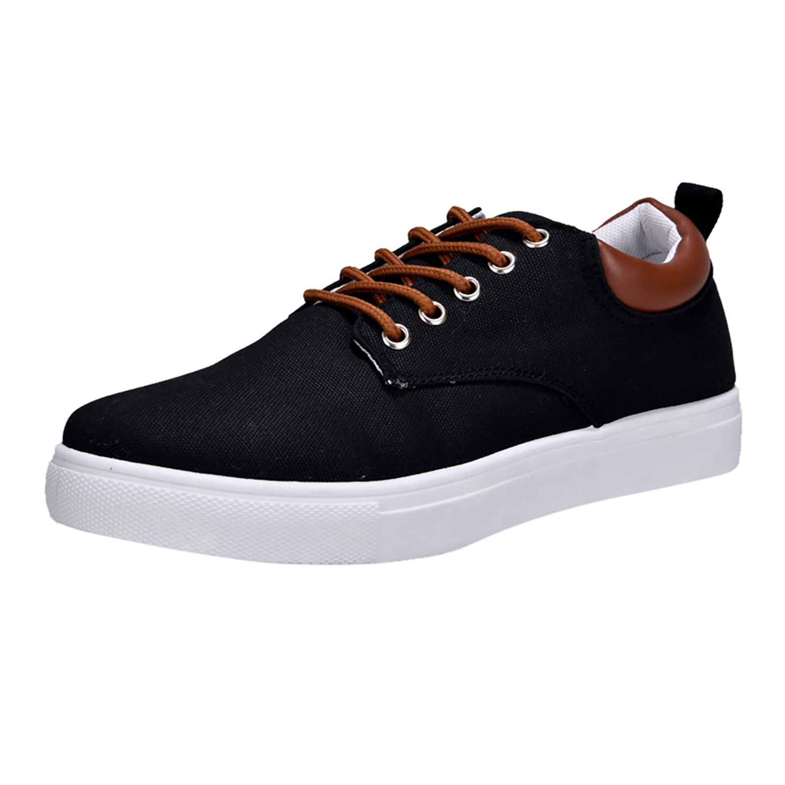 Mens Sneakers Low Top Canvas Walking Lace Up Casual Shoes - Walmart.com