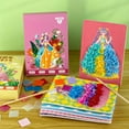 thumbnail image 4 of Momihoom Art Toys, Creative Puzzle Puncture Painting, Art Toys, Princess Dress Up Dreamy Hand-Painted Stickers Painting Scratch Arts Gifts, 4 of 6