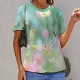 thumbnail image 6 of Bees Collect Honey Women's Short Sleeve Tops Casual Blouses T Shirt, 6 of 6