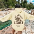 thumbnail image 4 of Womens Hoodie 2025 Be The Light Christian Hoodies with Pockets Hooded Sweatshirt Hoodie Women Pullover, 4 of 6