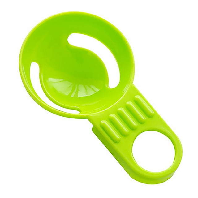 Oleegame 1PC Eggs Separator Sifting Kitchen Gadget Plastic Filter Sieve Divider Holder Green