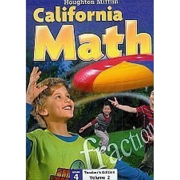 Pre-Owned Houghton Mifflin Mathmatics California: Teacher's Edition V2 Level 4 2009