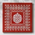thumbnail image 2 of Fair Isle Snowflake VI- Gallery Wrapped Canvas, 2 of 9