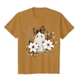 thumbnail image 7 of enyan Fall T-Shirts Cute Ghost Pumpkin Graphic Autumn Graphic Tees Thanksgiving Tops Halloween Autumn Shirts for Women Yellow,S, 7 of 7