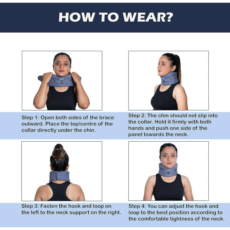 Neck brace chin support hot sale