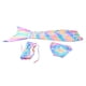 thumbnail image 2 of Traje de Bikini para niños de 3 piezas, traje de baño para niños de cola de caballo de poliéster para niñas nadadoras 130 CM / 51,2 pulgadas, 2 of 10