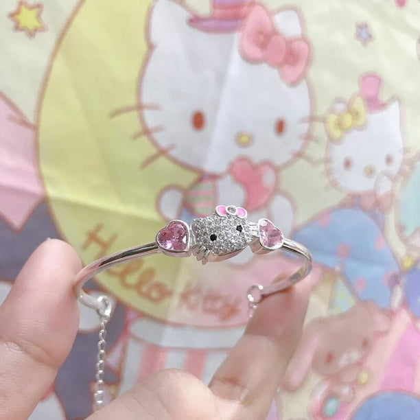 Hello kitty deals sterling silver bracelet