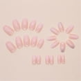 thumbnail image 4 of 24pcs Press On Nail French Style Stick on Nail Glossy False Nail Artificial Nail Manicure Nail Decoration for Women, 4 of 4