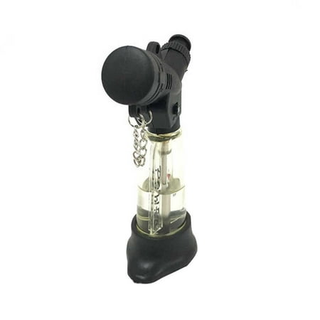 Sons Of Anarchy Torch Lighter Outdoor Windproof Camping Cigar Cigarette Smoking Pipe Butane Torch Jet Lighter Safety Cap Transparent Housing ()