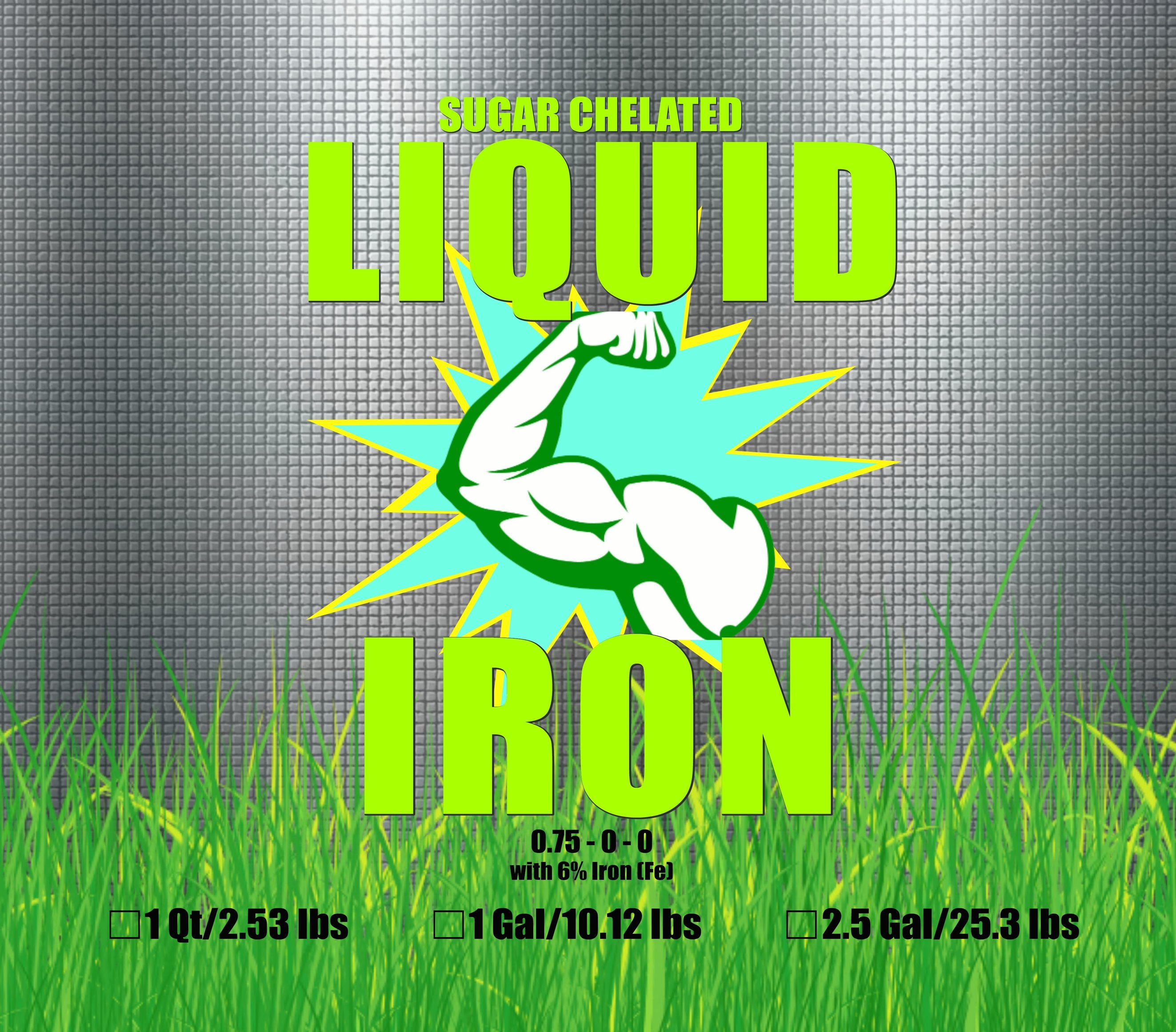 Natures Lawn Liquid Iron SugarChelated Soil Amendment For Lawn, Garden, Houseplants Greens
