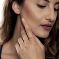 thumbnail image 3 of Gemistry Brooke 14k Gold Ruby Gemstone Stackable 7-Stone Baguette & Round Ring, 3 of 4