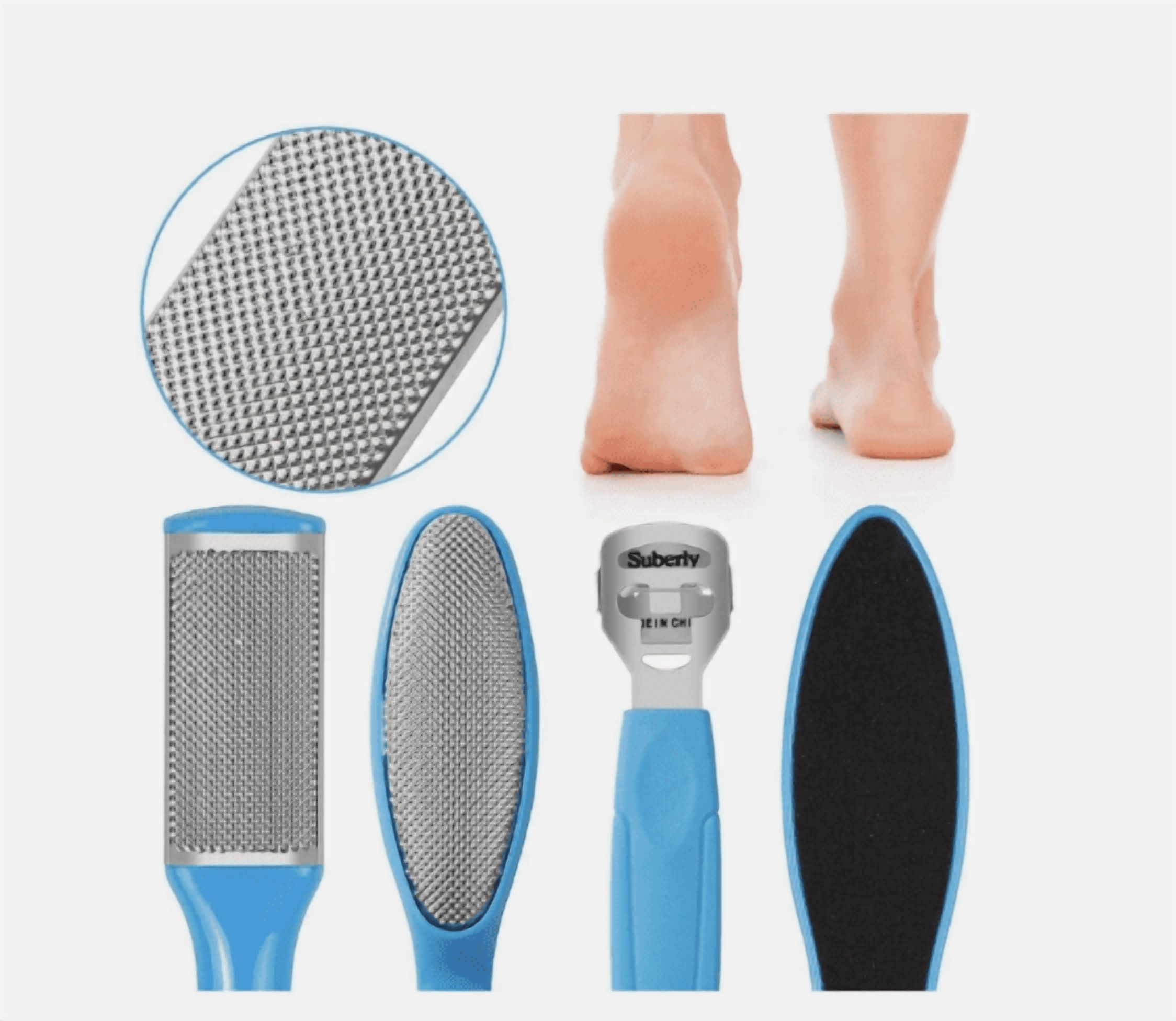 Professional Pedicure Tools Set – 20 in 1 Foot Files Callus Remover Pedicure Kit – Nail Care Grooming Set for At-Home & Salon Use