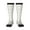 3 Black, variant on Happy Graduation print thigh-high socks, crafted for both men and women with a stretchy, high-opaque design perfect for daily wear