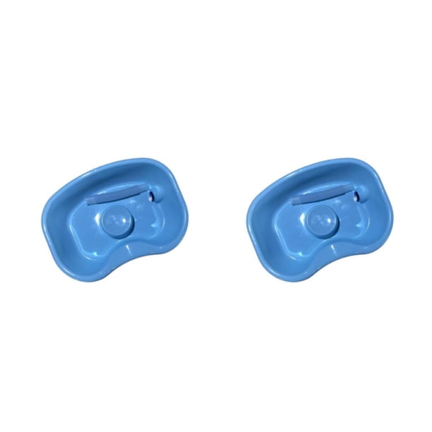 Minnieouse Champú en la cama, lavabo para lavar el cabello, ayuda para el baño para ancianos discapacitados, embarazo, azul claro, 70 cm Azul claro 70 cm 2Conjunto