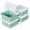 Green, variant on TINANA Silicone Freezer Tray with Lid 4 Pack, 2 Cup Freezing Food Molds, Make Perfect Soups, Extra Large Ice Cubes for Meal Prep, Sauces, Soups, Stews, Broths, Oven and Dishwasher Safe-Green