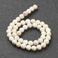 thumbnail image 3 of 5pcs Nrtutal Magnesite Beads Strands Round 8mm Hole: 0.8mm about 49pcs/strand 14.96 inch(38cm), 3 of 4