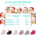 thumbnail image 7 of Baby Boy Girl Boots Newborn Shoes Winter Snow Bowknot Anti-Slip Soft Sole Warm Infant Toddler Prewalker Booties, 7 of 7