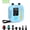 BLUE, variant on Electric Paddle Board Pump Portable, 22 PSI Rechargeable Electric SUP Air Pump, Intelligent  Stage Inflation & Deflation, Auto-Off, for Paddle Boards, Kayak, Kite, Tent