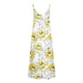 thumbnail image 5 of Summer Floral Dresses for Women 2025 Casual Trendy,Womens Spaghetti Strap Dresses Floral,Womens Wrap Maxi Dresses Boho Floral Vocation Dress,Women V Neck Sleeveless Beach Maxi Dress, 5 of 5