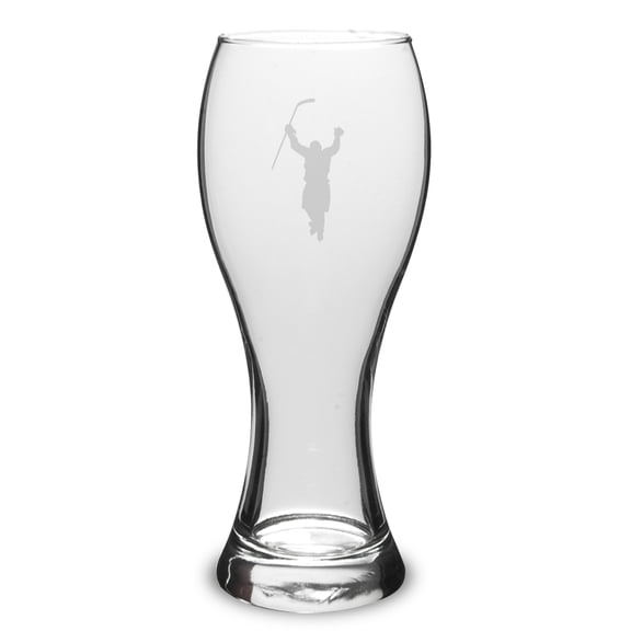 Hockey Player Deep Etched 23oz Giant Pilsner