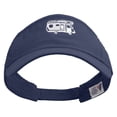 thumbnail image 5 of RV Logo Embroidered Pro Style Cotton Twill Washed Visor - Navy OSFM, 5 of 5