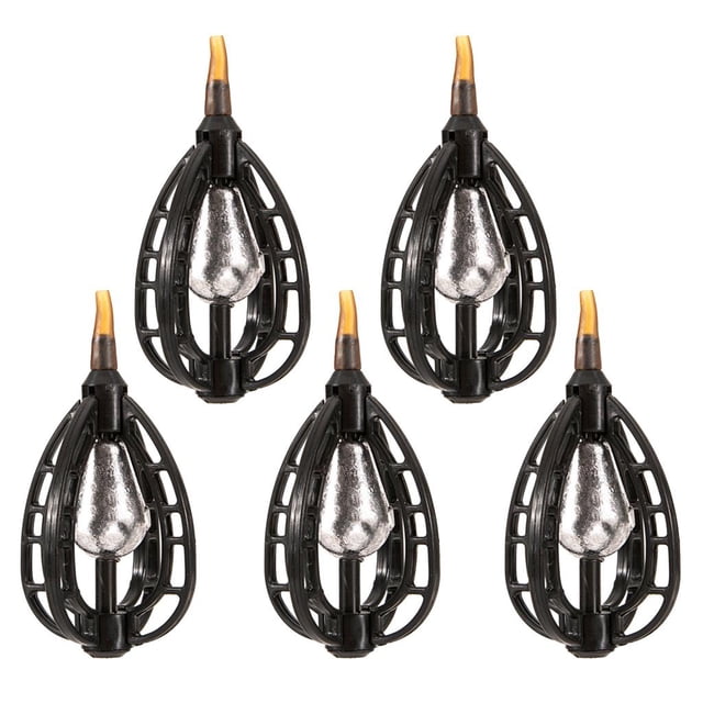 Jaula de cebo de pesca Cola 5 uds 30g