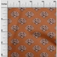 thumbnail image 1 of oneOone Cotton Silk Fabric Animal Face Block Decor Fabric Printed BTY 42 Inch Wide, 1 of 4